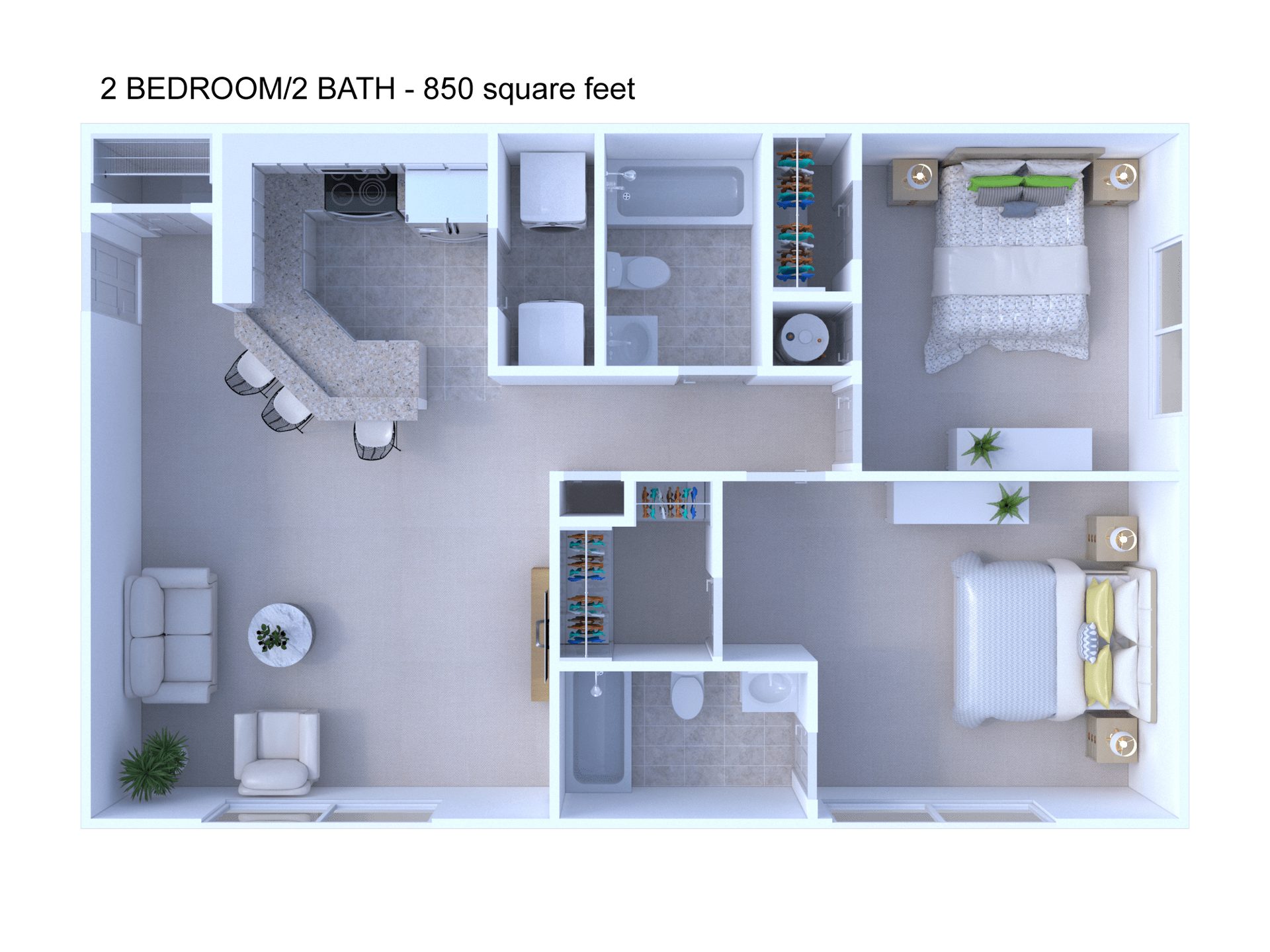 Floor plan of the The Harvard at Lawyers Ridge