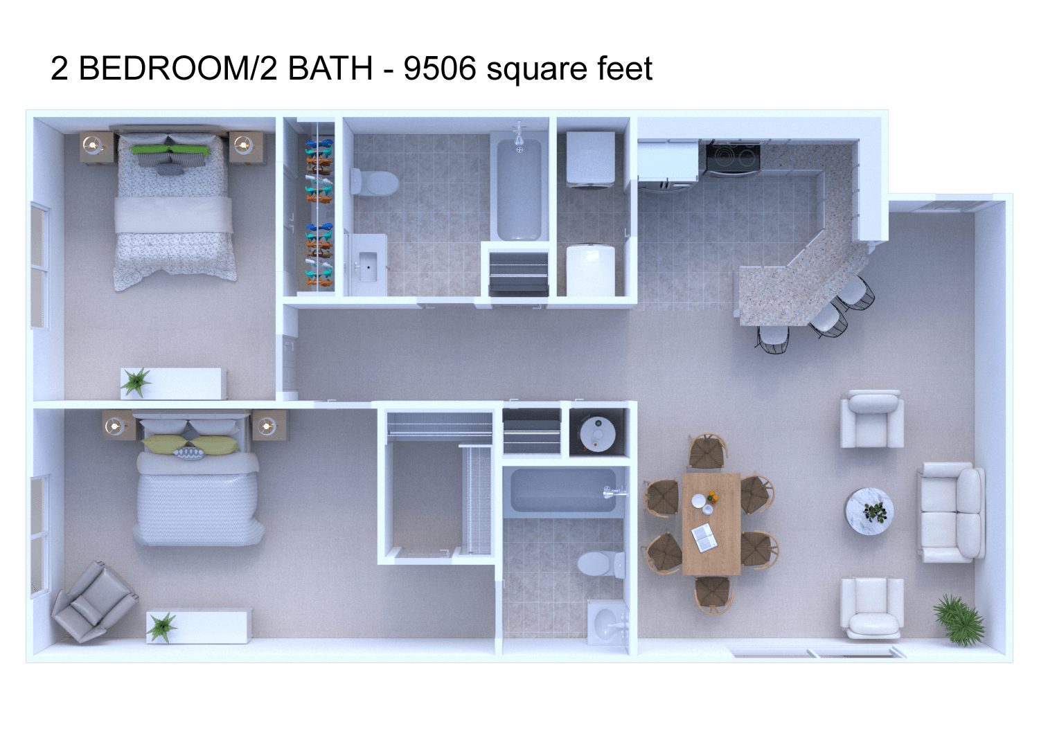 Floor plan of the The Princeton at Lawyers Ridge