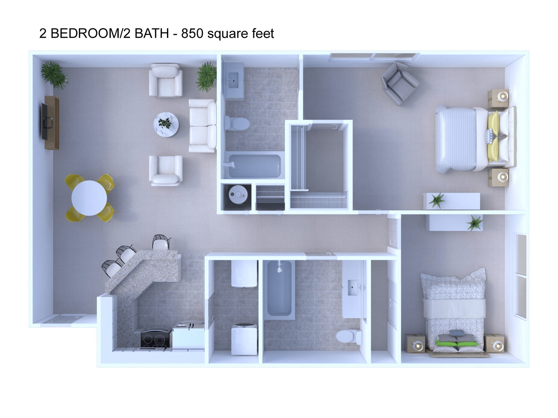 Floor plan of the The Yale at Lawyers Ridge